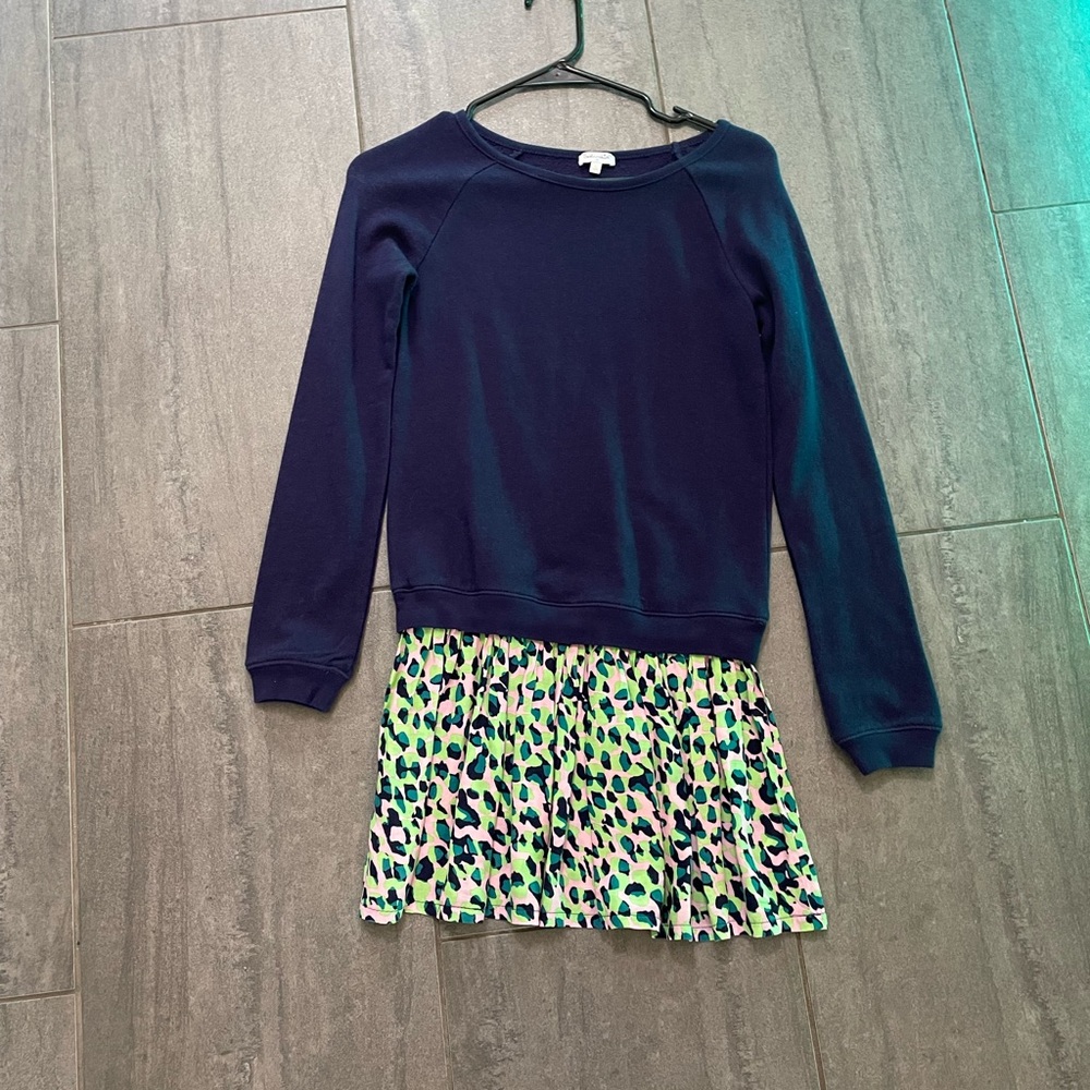 Splendid | Sweatshirt Top with Blouse Bottom